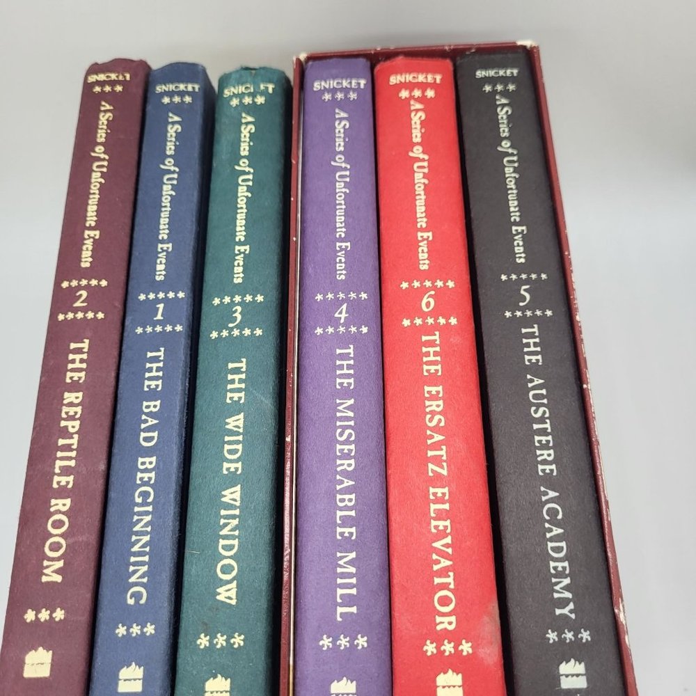 Lemony Snicket 1 - 5 Hardcover Set